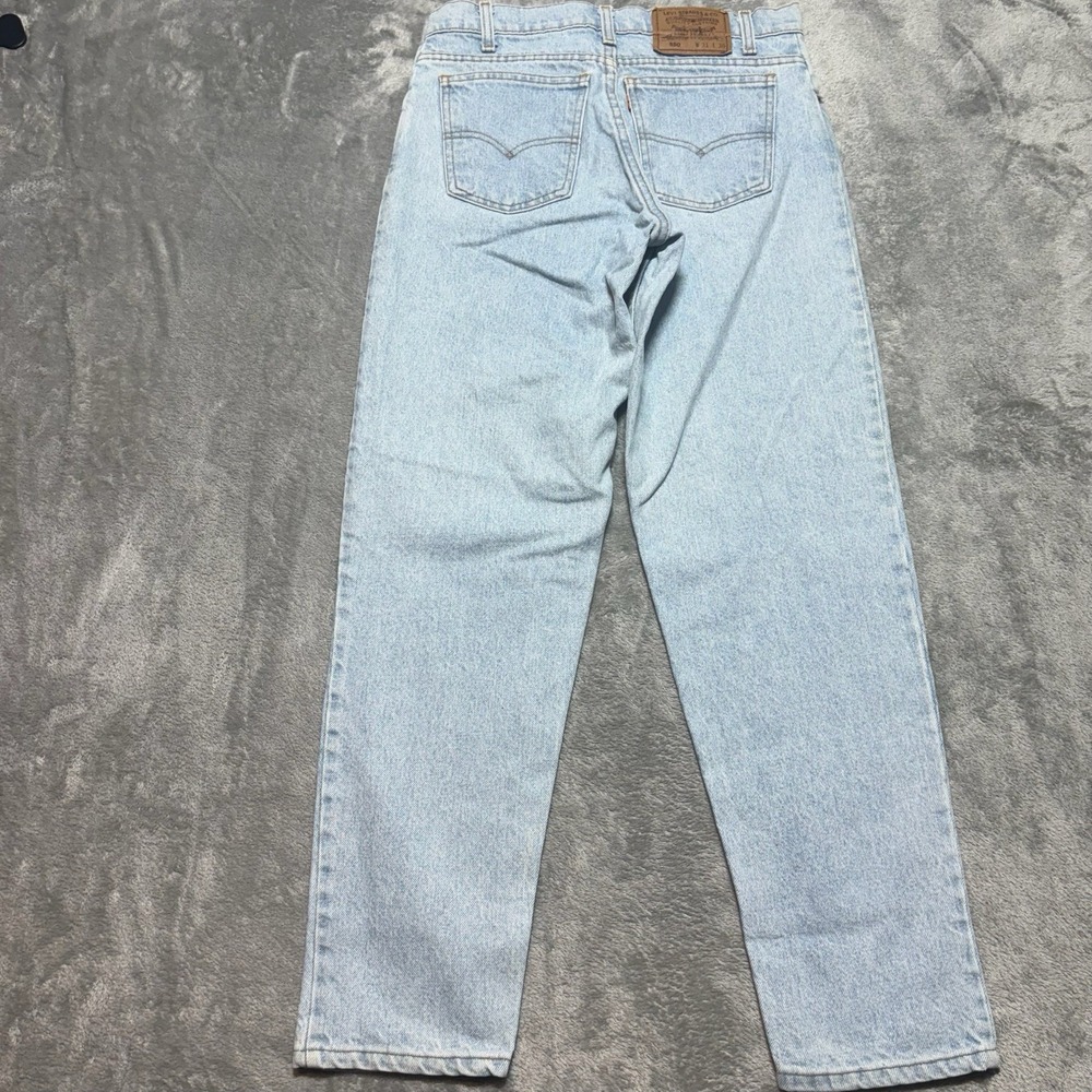 Vintage 90s Levis 550 Orange Tab Jeans Made In USA Gray Mens 31x30 (Fits 30x30)